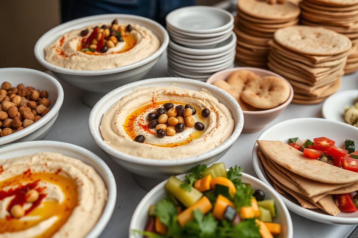 דוכן חומוס לאירועים